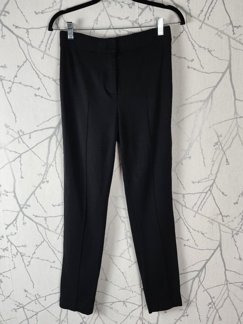 Akris Punto Black Ponte Knit High Rise Skinny Trousers